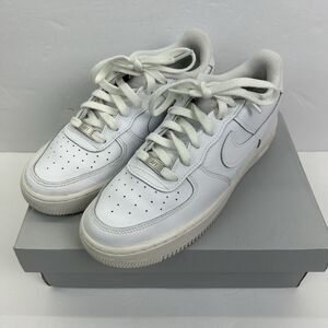 Nike Air Force 1 LE Low Sneaker Shoes Youth Boy Size 7 Y Triple White DH2920-111